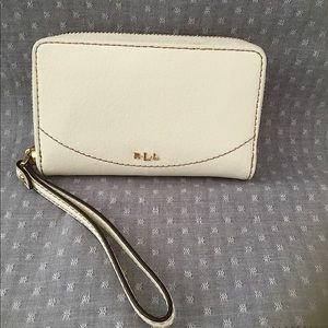 Ralph Lauren All Leather Wristlet